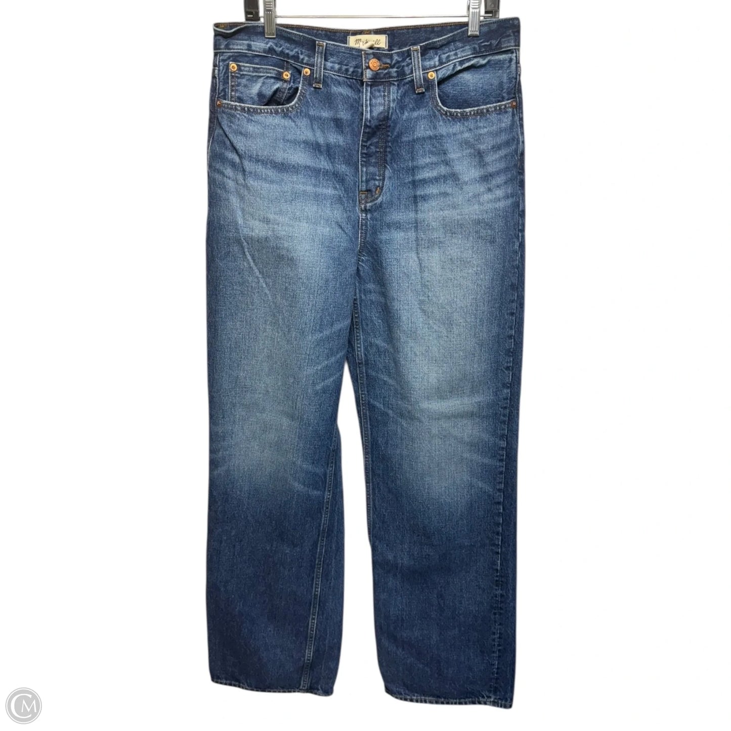 Low-Slung Baggy Jeans By Madewell In Blue Denim, Size: 28