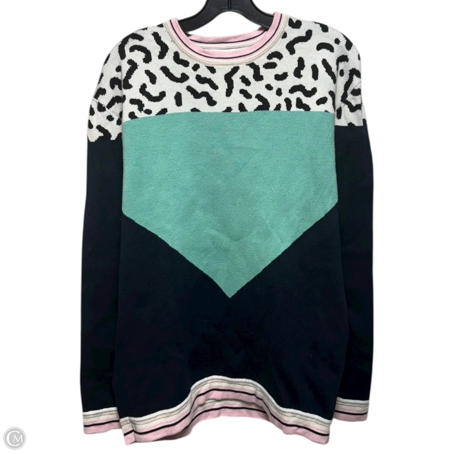 Animal Print Colorblock Sweater By & Other Stories In Multi-colored, Size: M