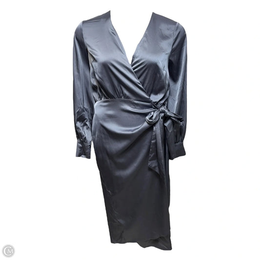 The Coco Wrap Dress By Never Fully Dressed In Blue, Size: 8
