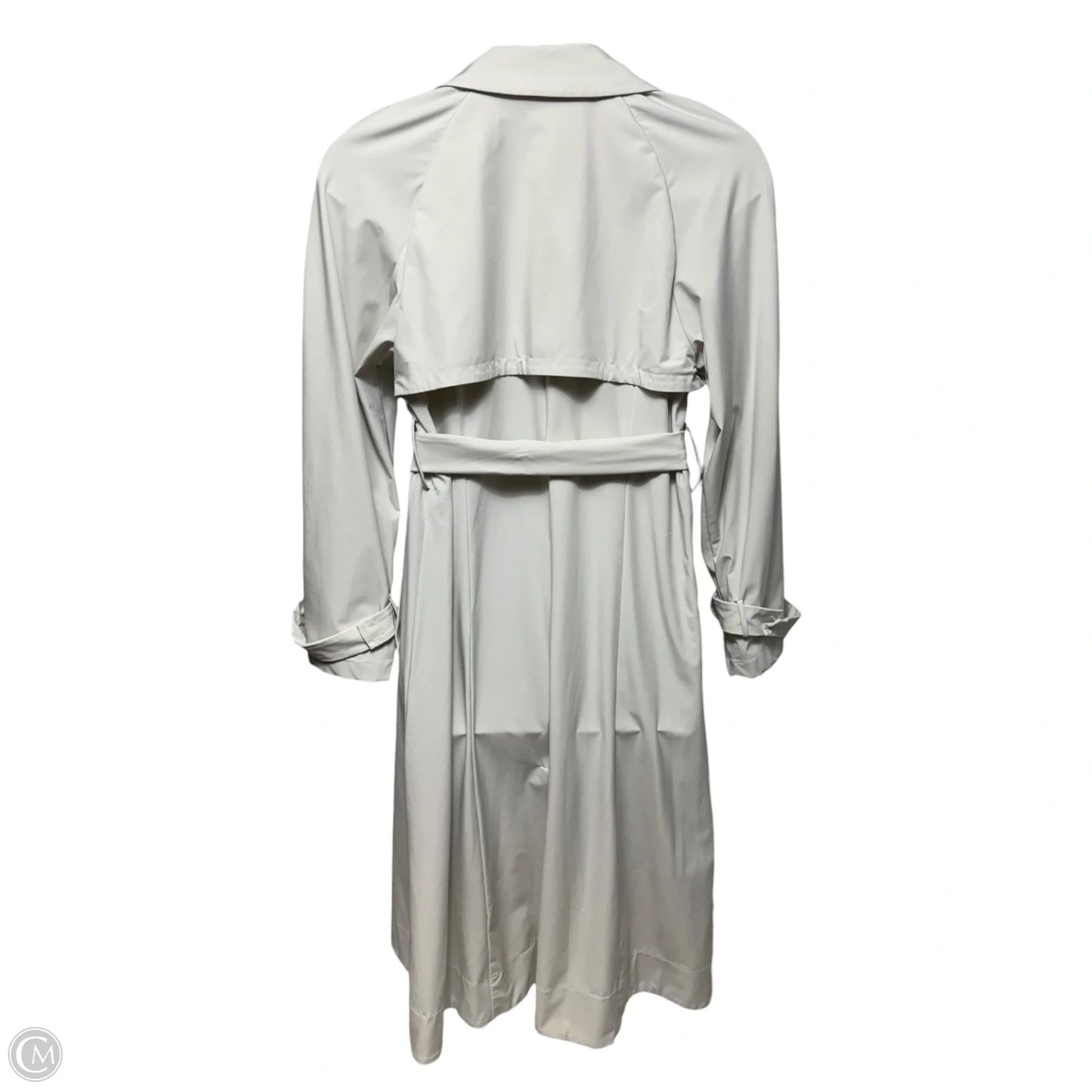 Trench Coat By Carbon 38 In Cream, Size: M