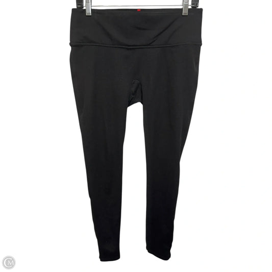 Athletic Leggings By Spanx In Black, Size: L