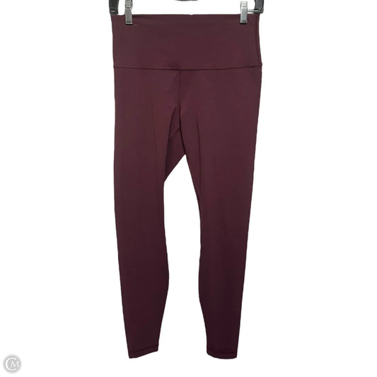 Align Leggings By Lululemon In Maroon, Size: 8
