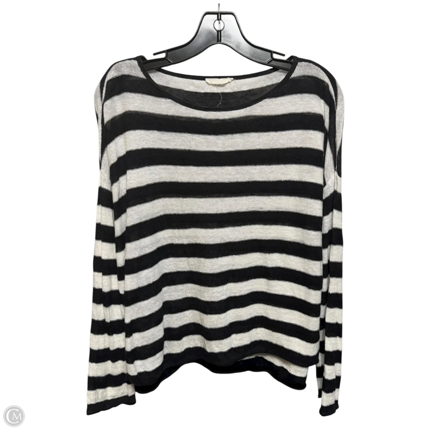 Sweater By Eileen Fisher In Striped Pattern, Size: Mp