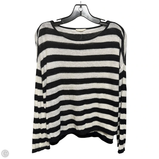 Sweater By Eileen Fisher In Striped Pattern, Size: Mp