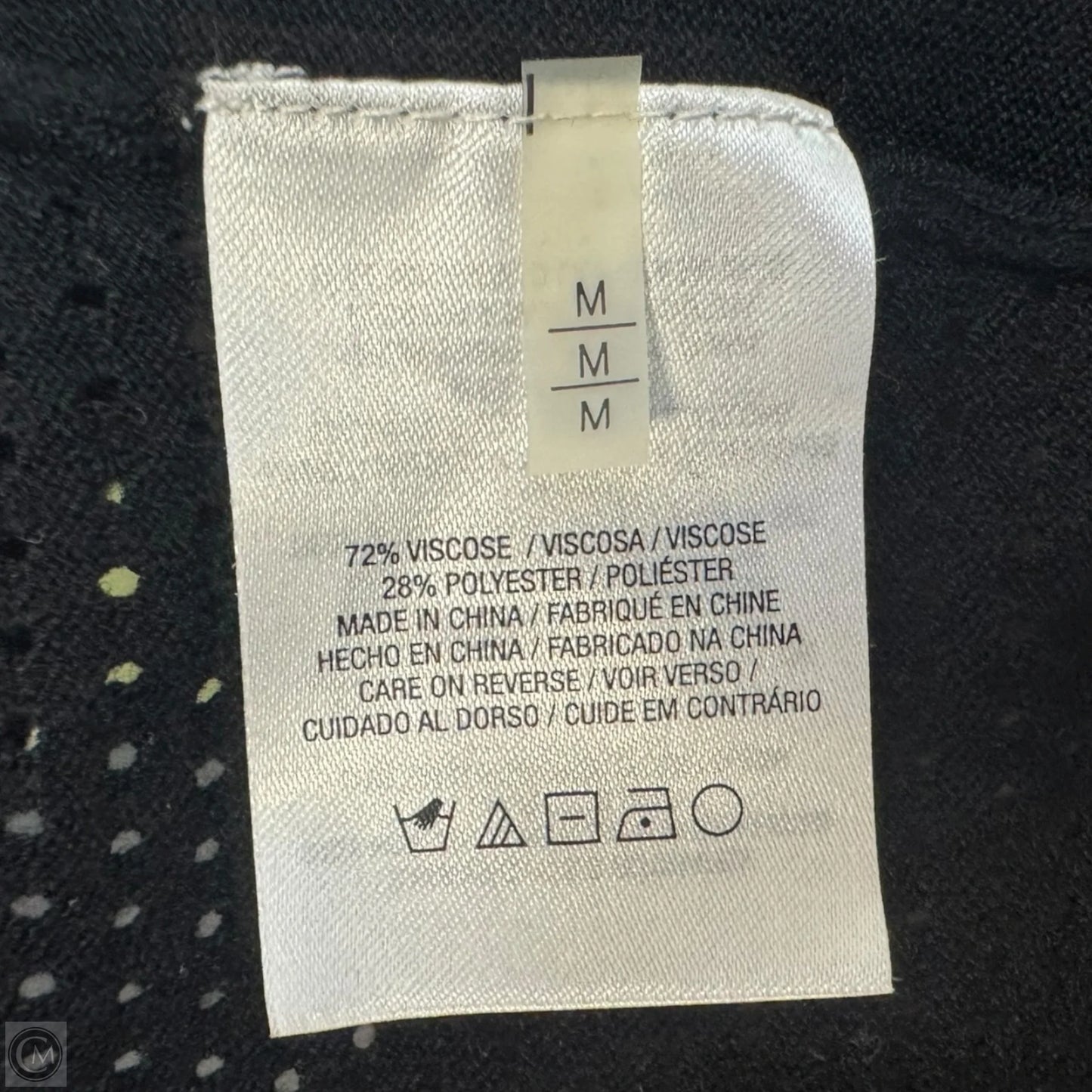 Sweater Cardigan By Tahari In Black, Size: M