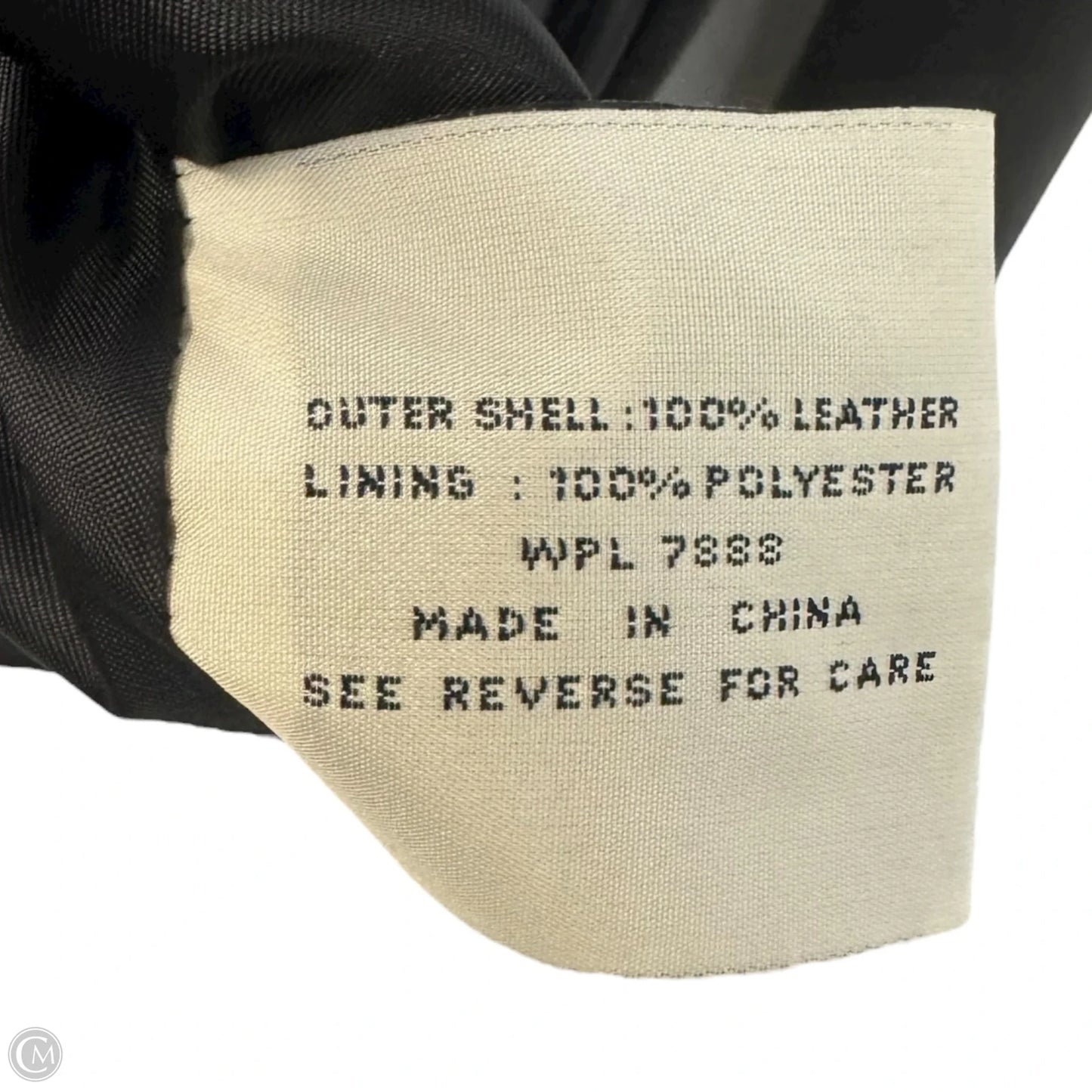 Jacket Leather By Anne Klein In Black, Size: S