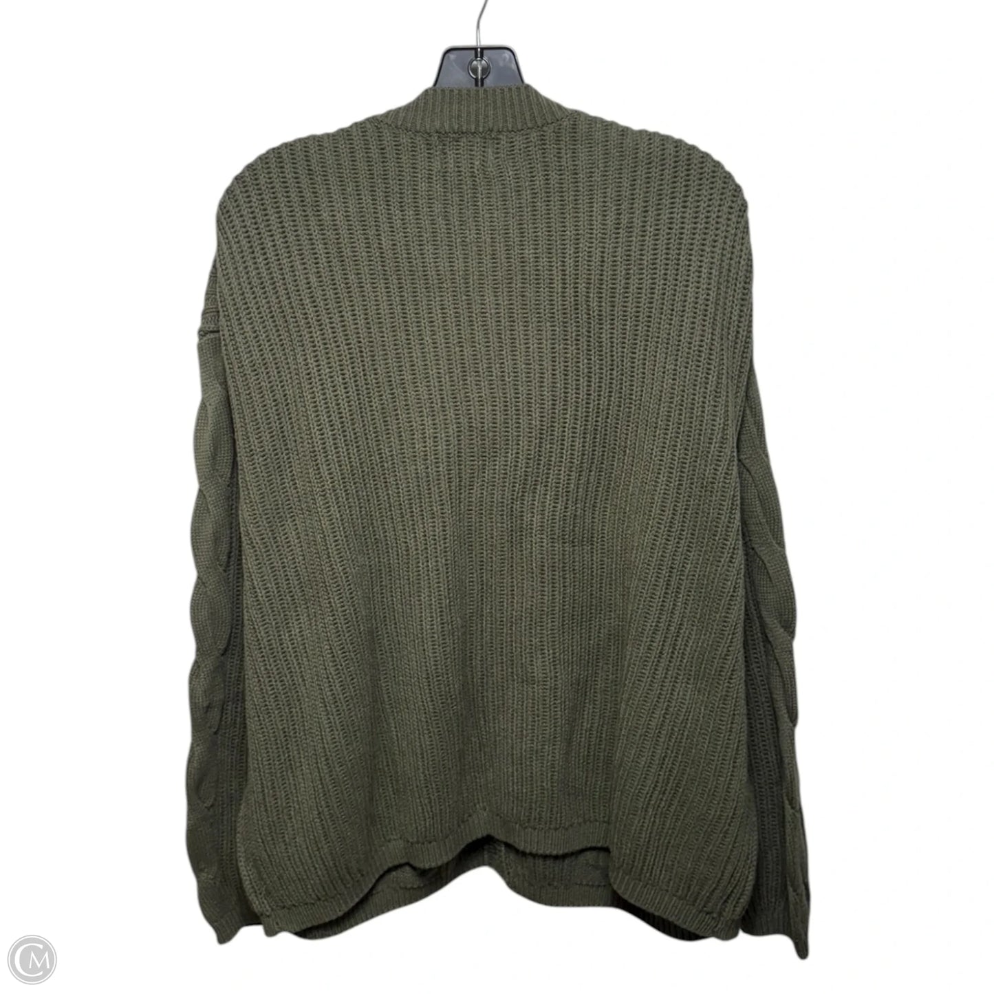 Sweater Cardigan By St Johns Bay In Green, Size: XL