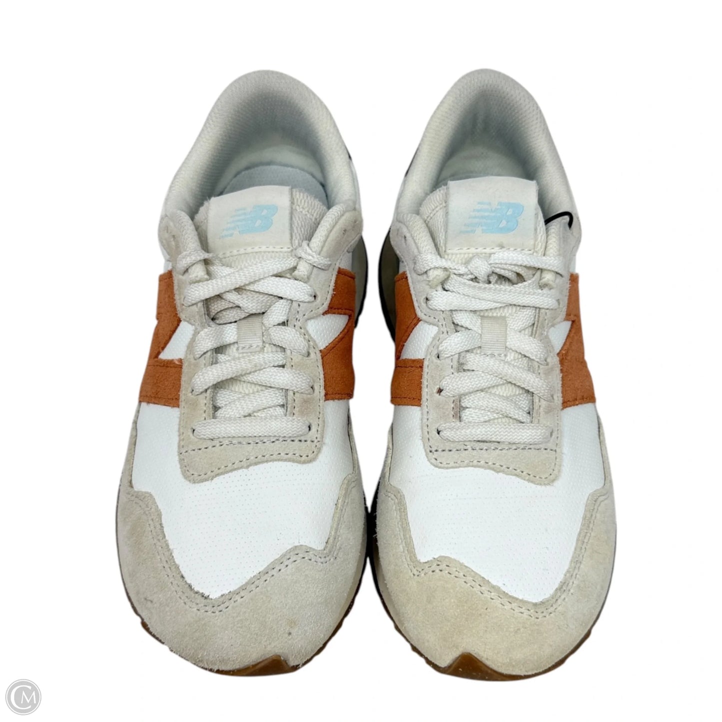Shoes Athletic By New Balance In Cream & Orange, Size: 10
