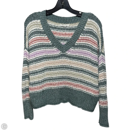 Sweater By American Eagle In Striped Pattern, Size: Xs