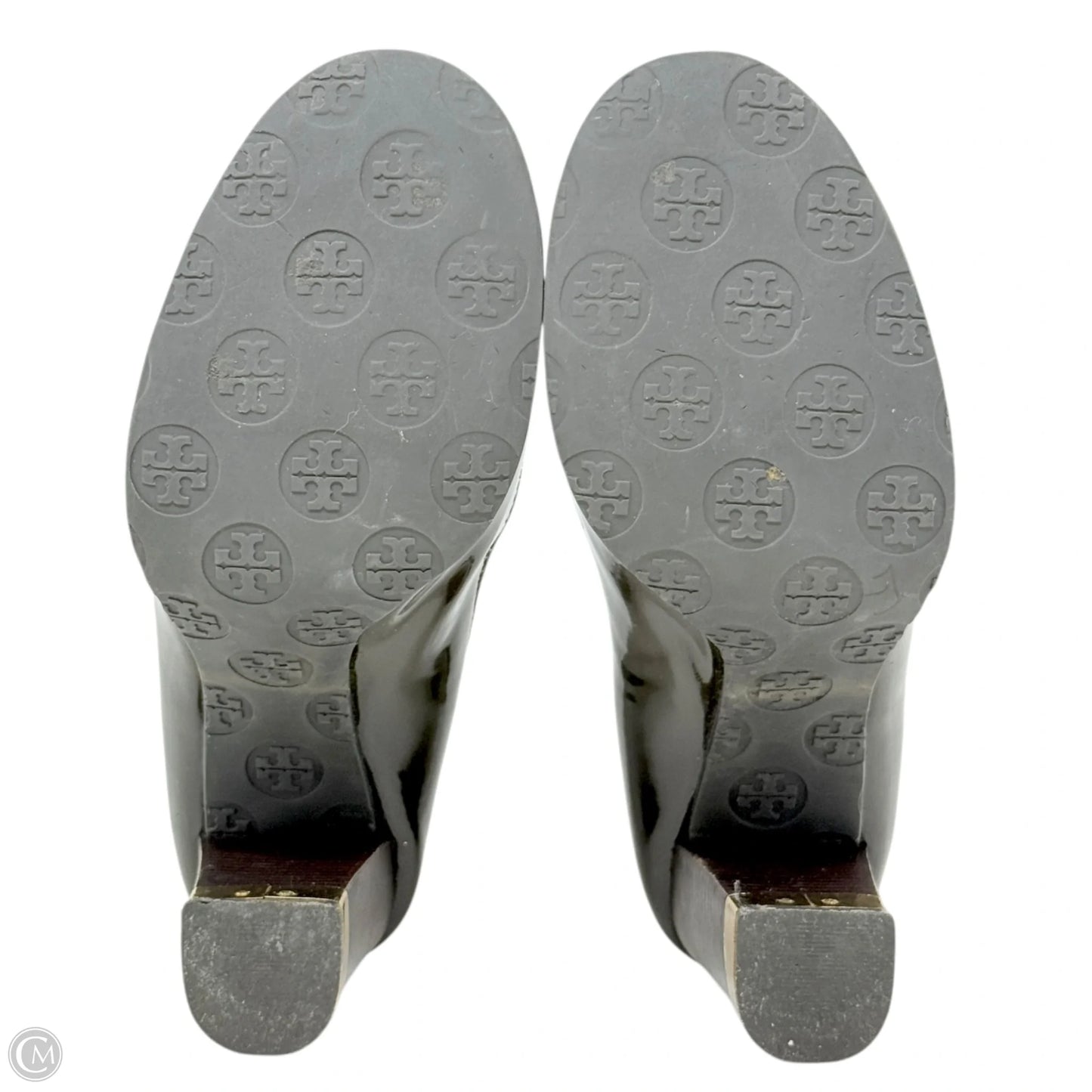 Maddie Patent Leather Pumps Designer By Tory Burch In Brown, Size: 8