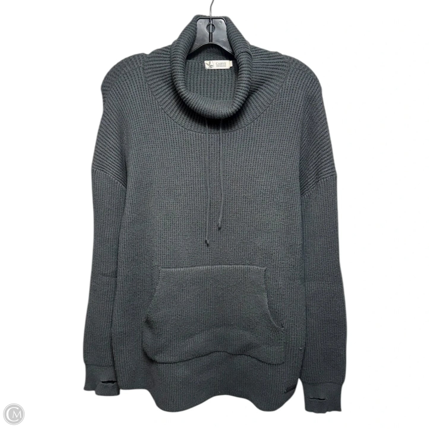 Sweater By Carve Designs In Grey, Size: L