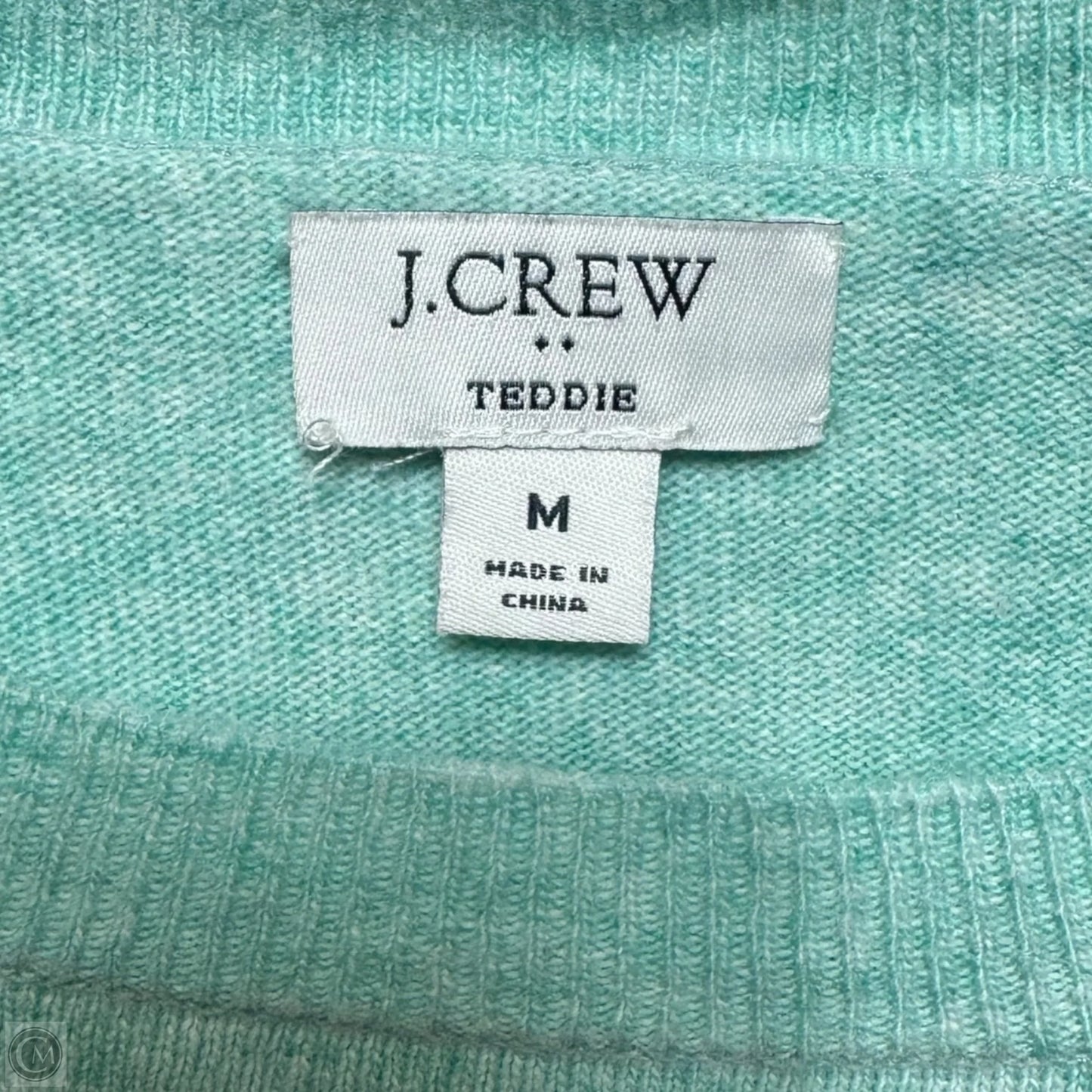 Cotton Wool Teddie Sweater By J. Crew In Heather Faded Mint, Size: M