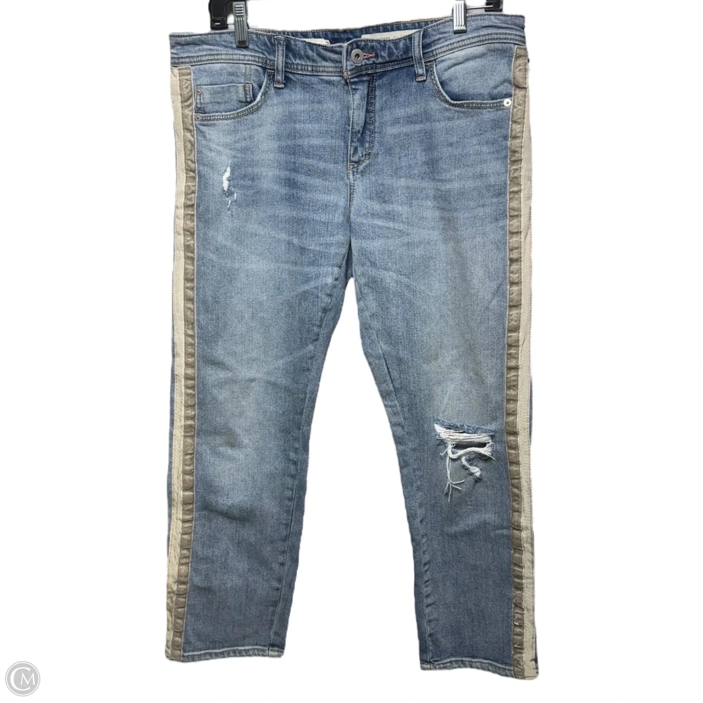 Slim Boyfriend Jeans By Pilcro In Blue Denim, Size: 8/29 Petite