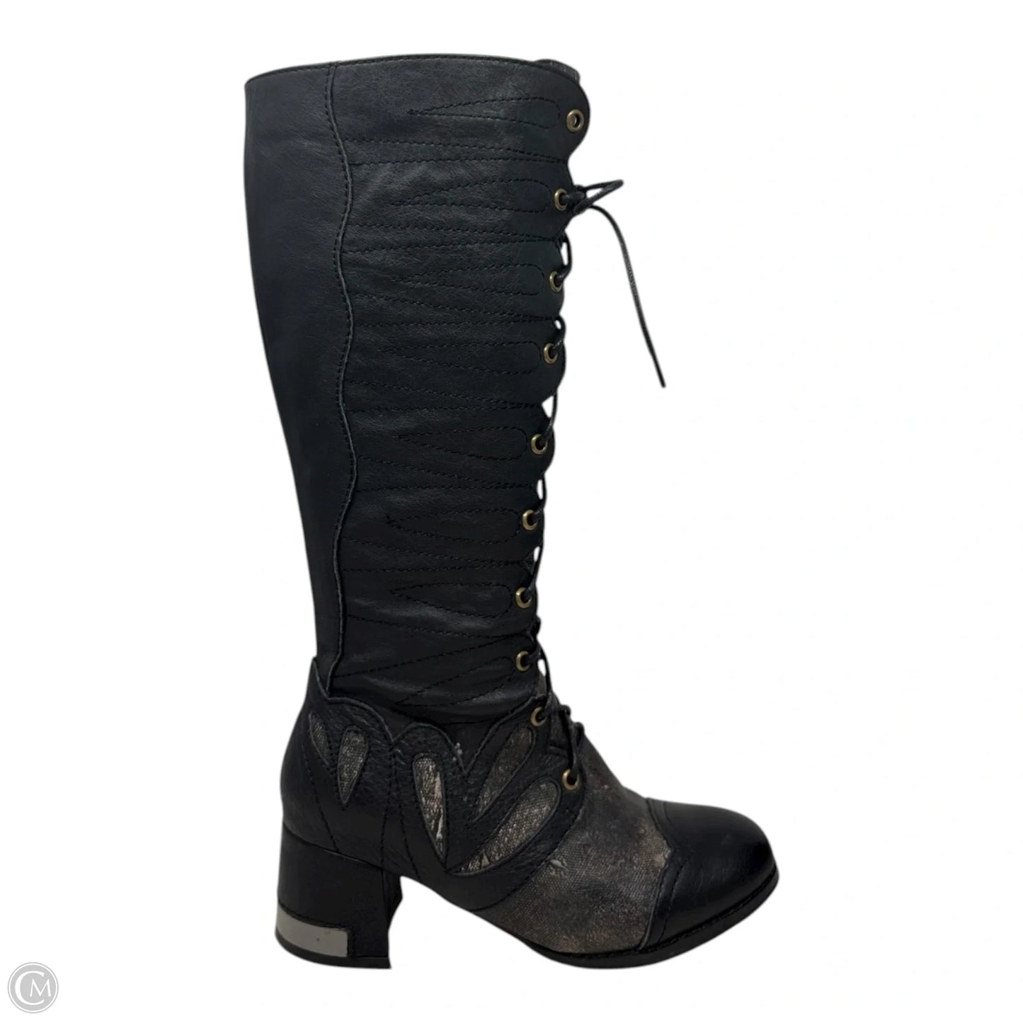 Boots Mid-calf Heels By Spring Step In Bronze, Size: 5