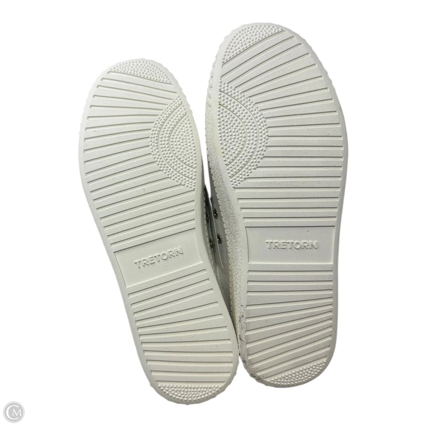 Croc Embossed Shoes Sneakers Platform By Tretorn In White, Size: 5.5