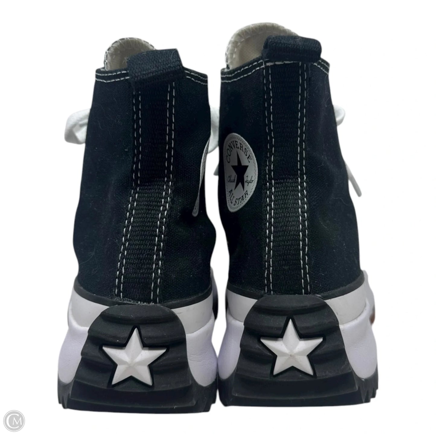 Run Star Hike Shoes Sneakers Platform By Converse In Black & White, Size: 5