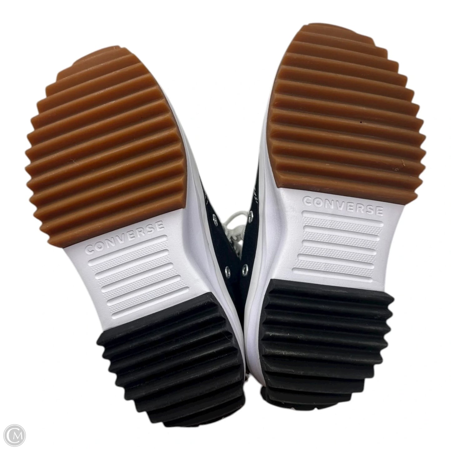 Run Star Hike Shoes Sneakers Platform By Converse In Black & White, Size: 5