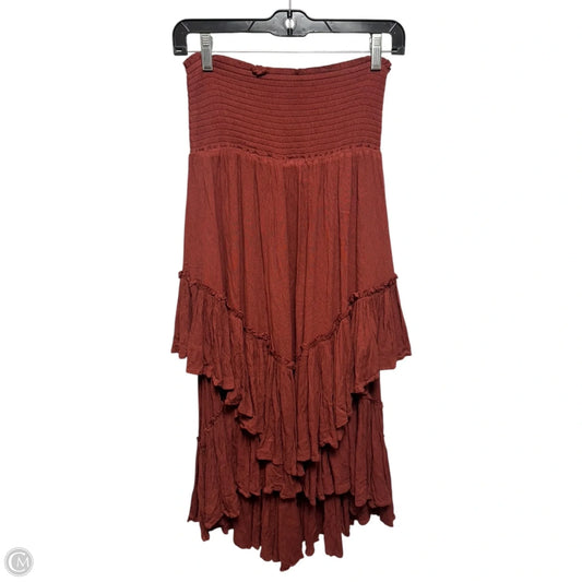 The Convertible Maxi Skirt By Free People In Brown, Size: XS