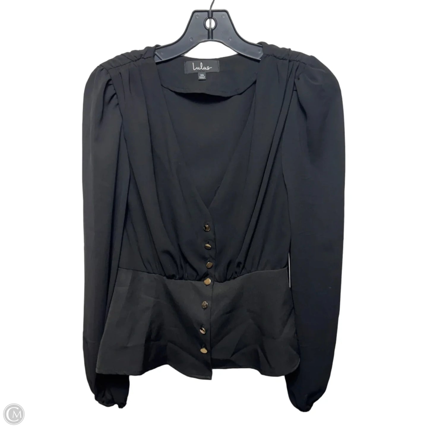 Top Long Sleeve By Lulus In Black, Size: Xs