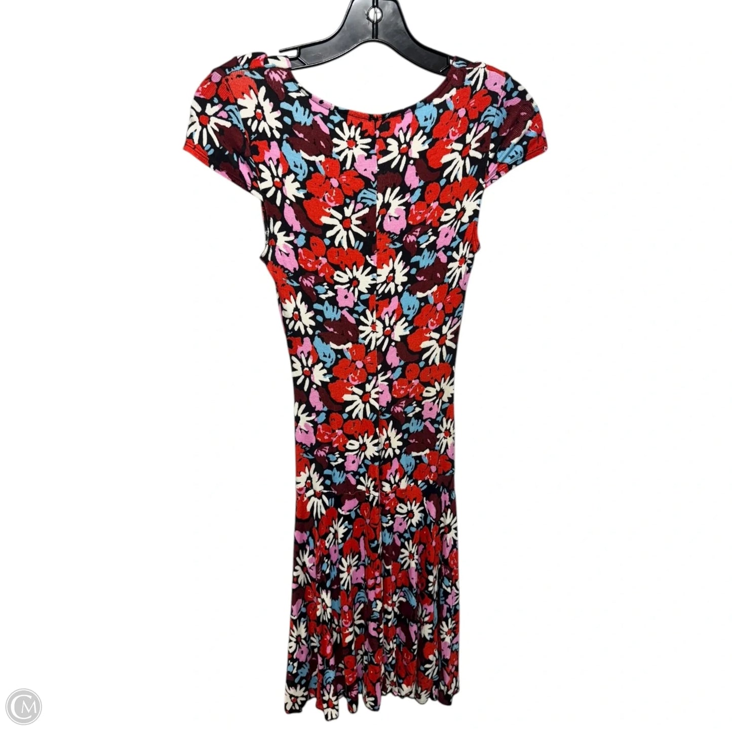 Key to Your Heart Short Sleeve Mini Dress By Free People In Floral Print, Size: Xs