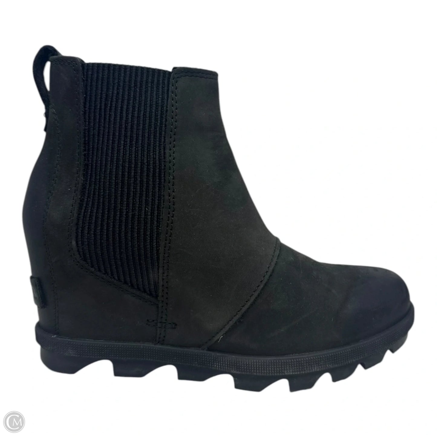 Joan Wedge Boots Ankle By Sorel In Black, Size: 5.5