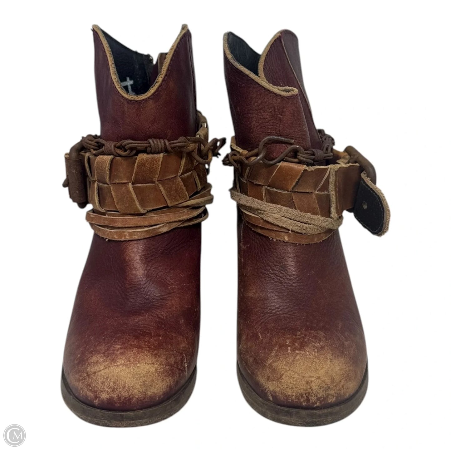 Indie Spirit Boots Ankle Heels By Corral In Brown, Size: 6