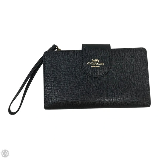 Wristlet Wallet Designer By Coach, Size: Large