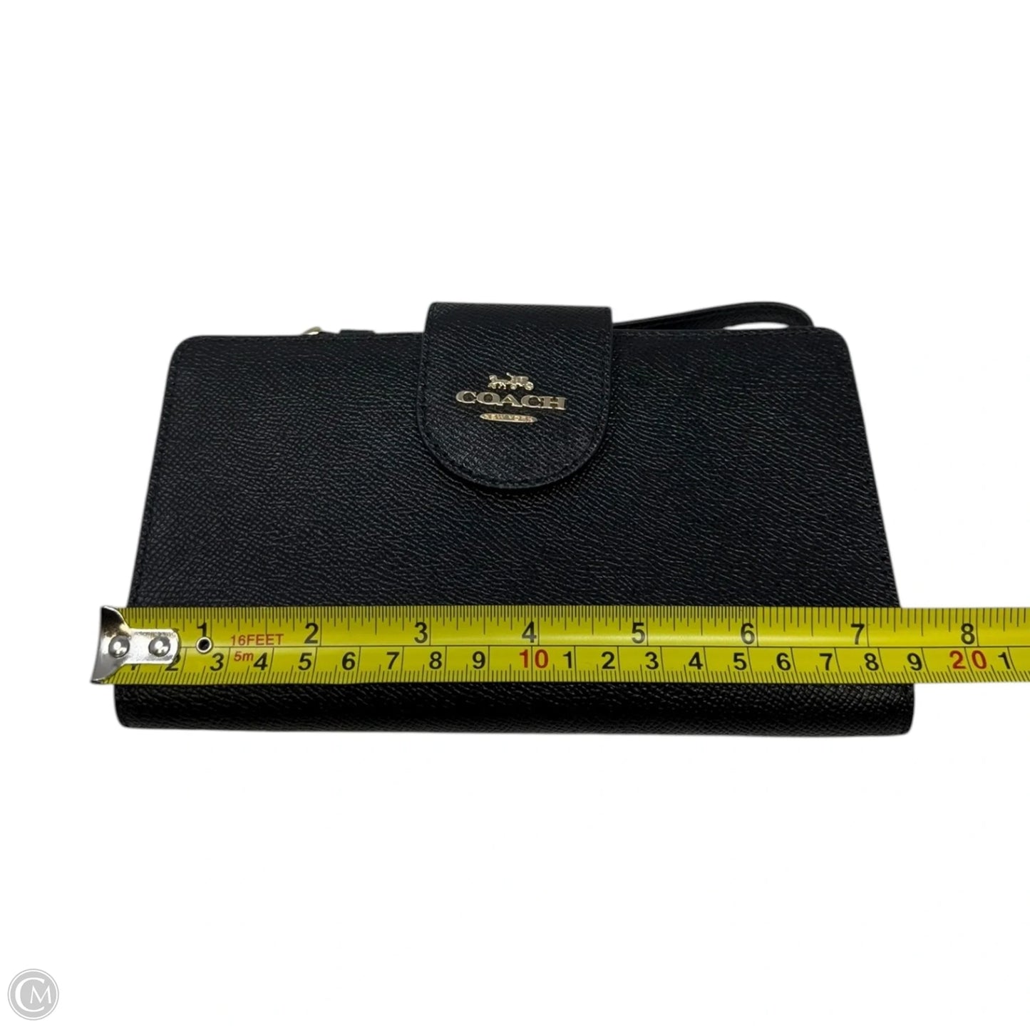 Wristlet Wallet Designer By Coach, Size: Large