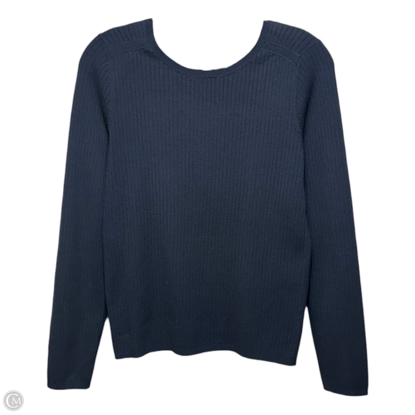 Sweater By Theory In Navy, Size: L