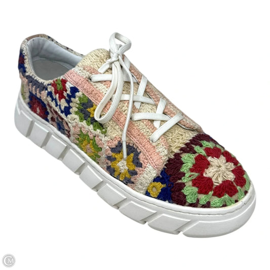 Catch Me If You Can Crochet Sneakers By Free People In Multi-colored, Size: 9
