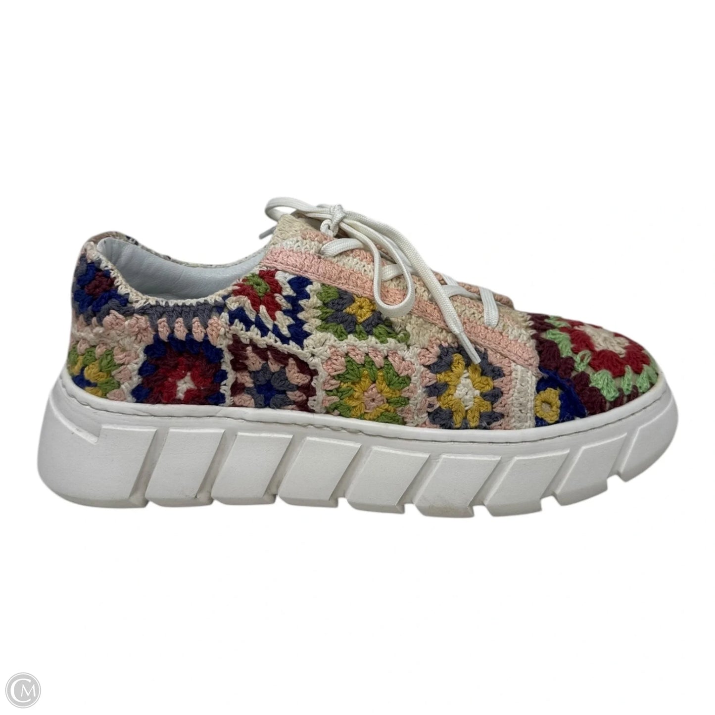Catch Me If You Can Crochet Sneakers By Free People In Multi-colored, Size: 9