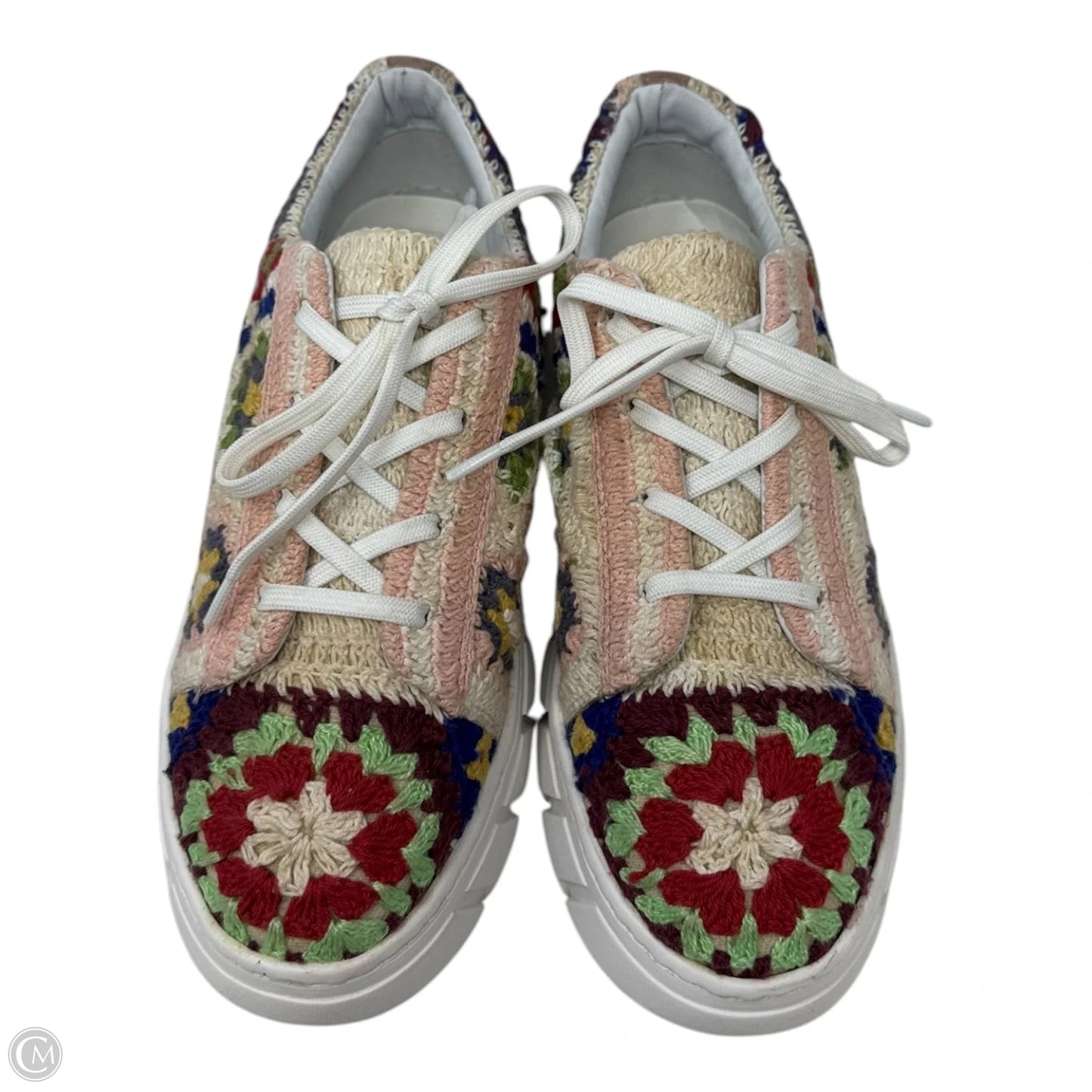 Catch Me If You Can Crochet Sneakers By Free People In Multi-colored, Size: 9