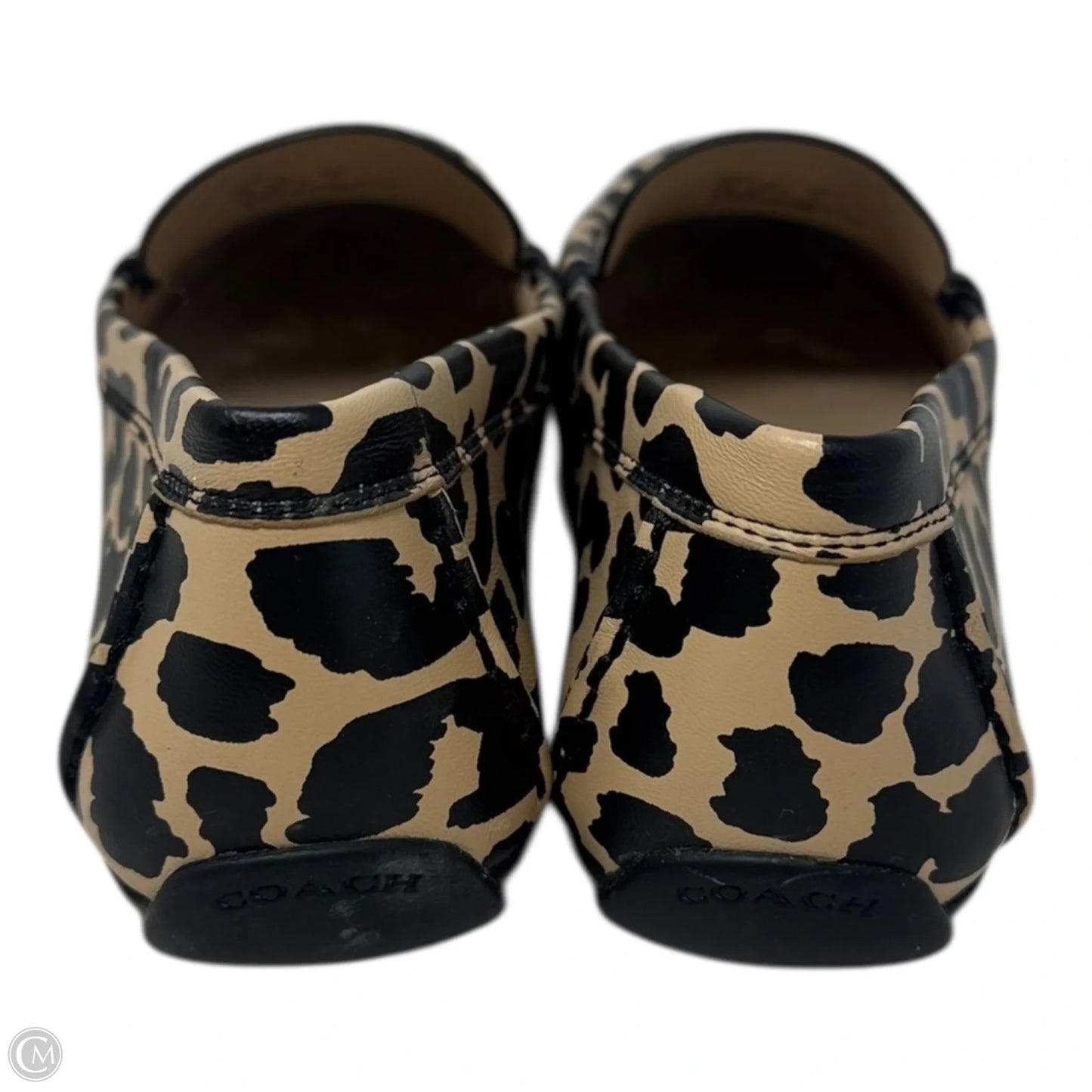 Marley Driver Loafers With Leopard Print Designer By Coach In Animal Print, Size: 6.5