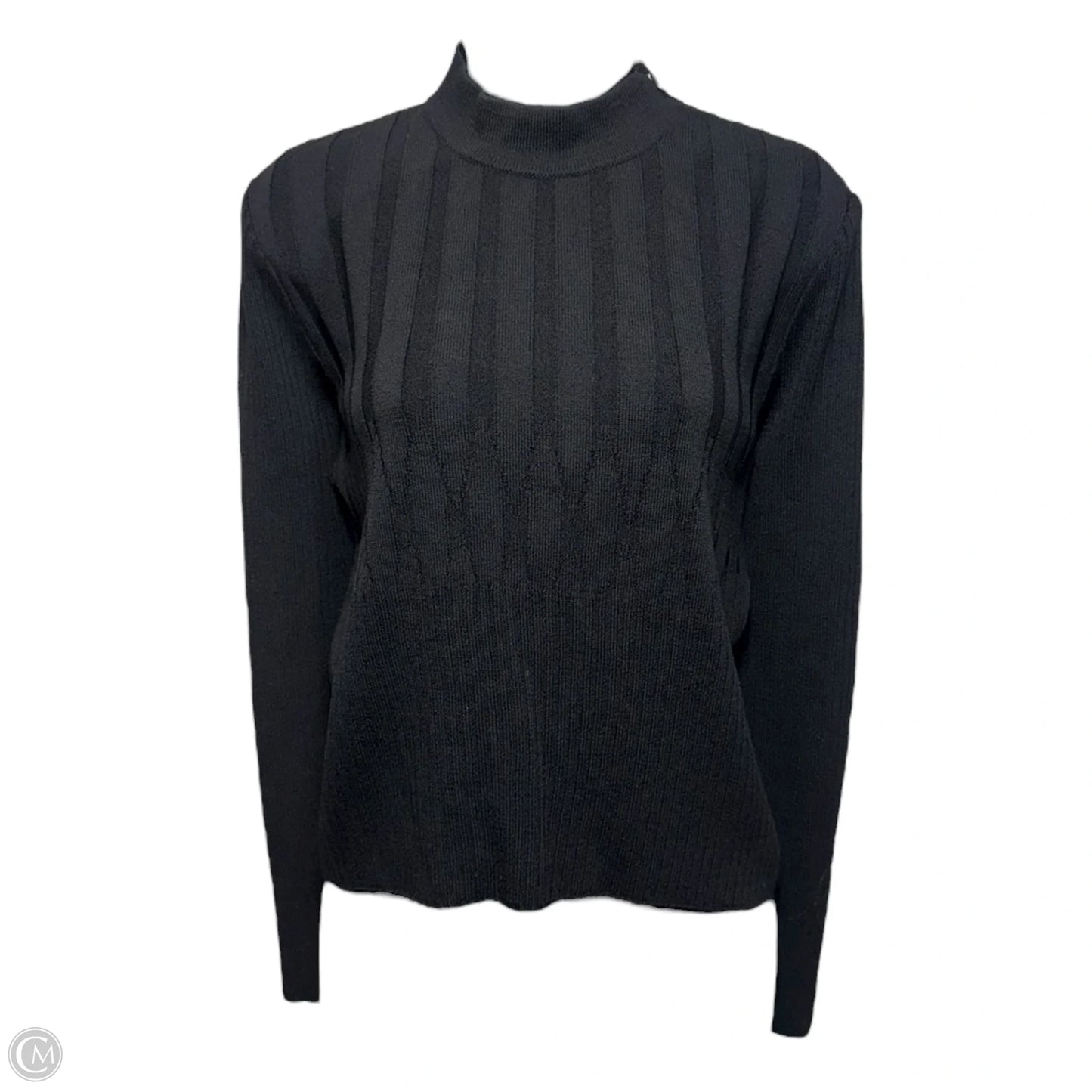 Top Long Sleeve Luxury Designer By St John Collection In Black, Size: 6