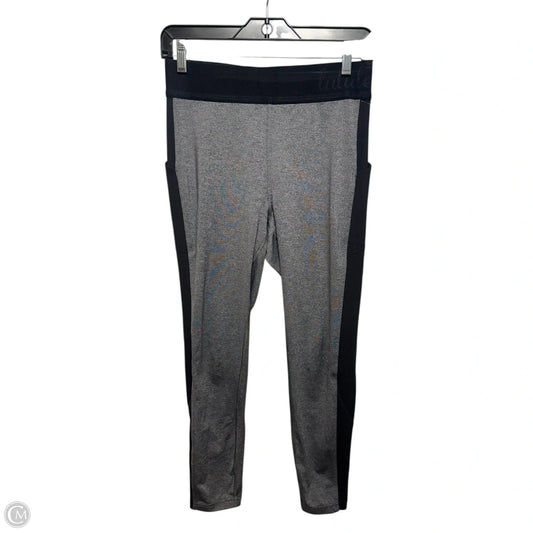 Athletic Pants By Lululemon In Black & Grey, Size: M
