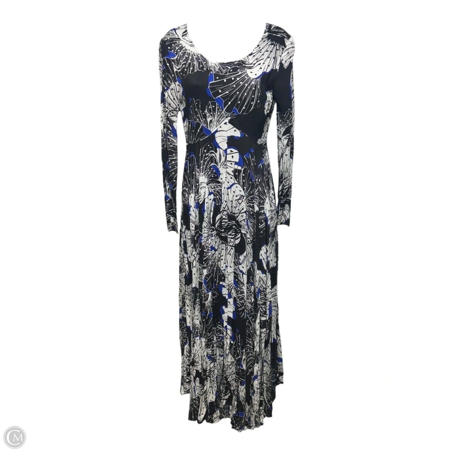 First Kiss Maxi Dress By Free People In Black & Blue, Size: XS