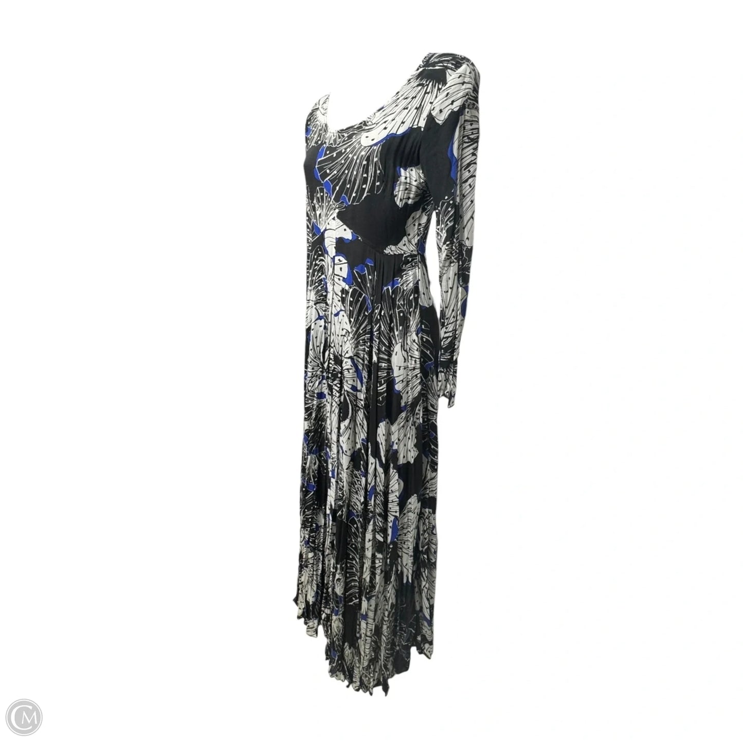 First Kiss Maxi Dress By Free People In Black & Blue, Size: XS