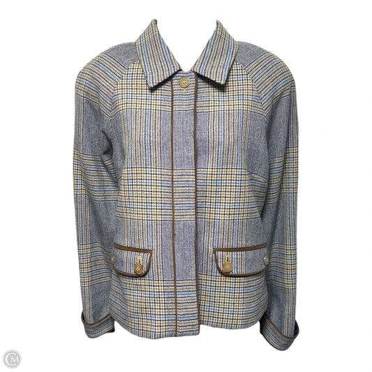 Riverplace Plaid Virgin Wool Blazer By Pendleton In Plaid Pattern, Size: 6