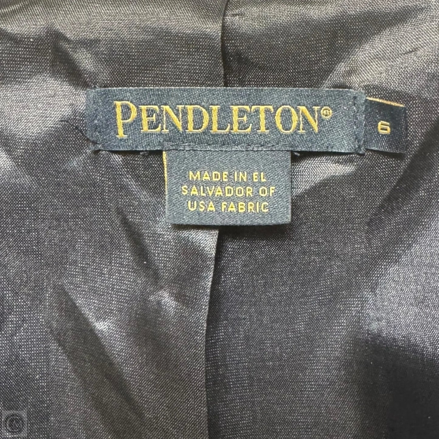 Riverplace Plaid Virgin Wool Blazer By Pendleton In Plaid Pattern, Size: 6