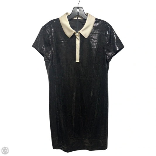 Sequin Dress Party Midi By Ann Taylor In Black, Size: 10