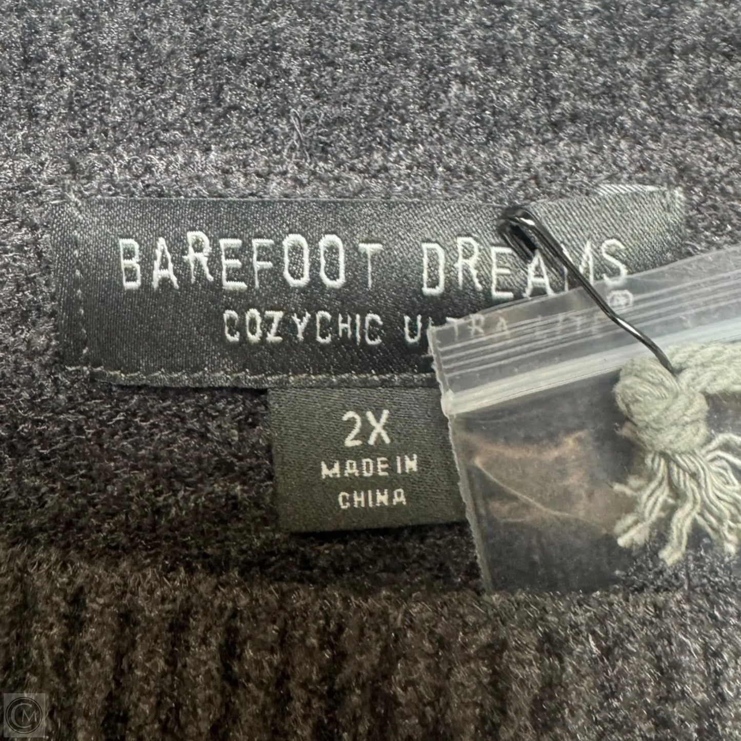 Dockside Pointelle Pullover By Barefoot Dreams In Carbon, Size: 2x