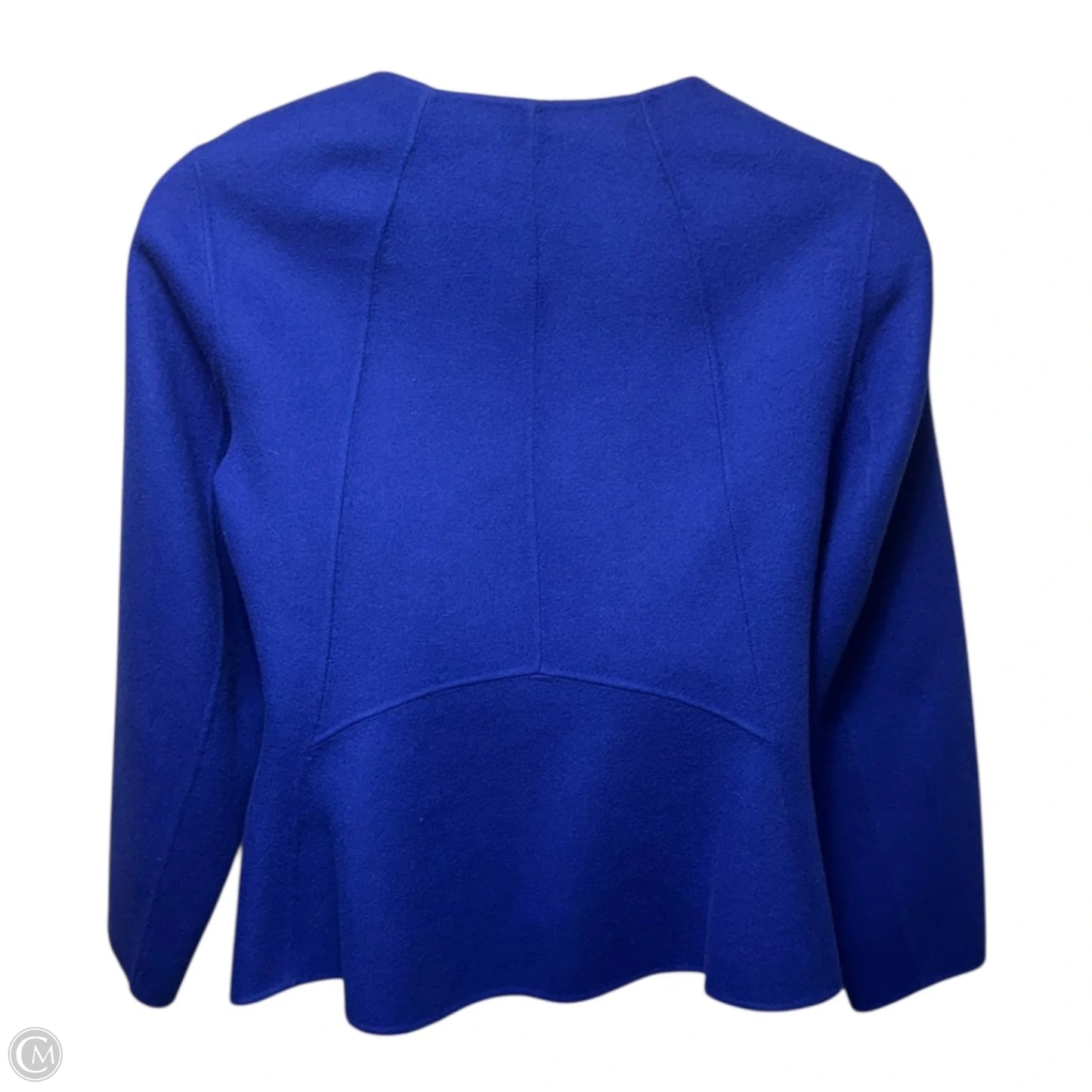 Wool Jacket Other By Talbots In Blue, Size: 1x