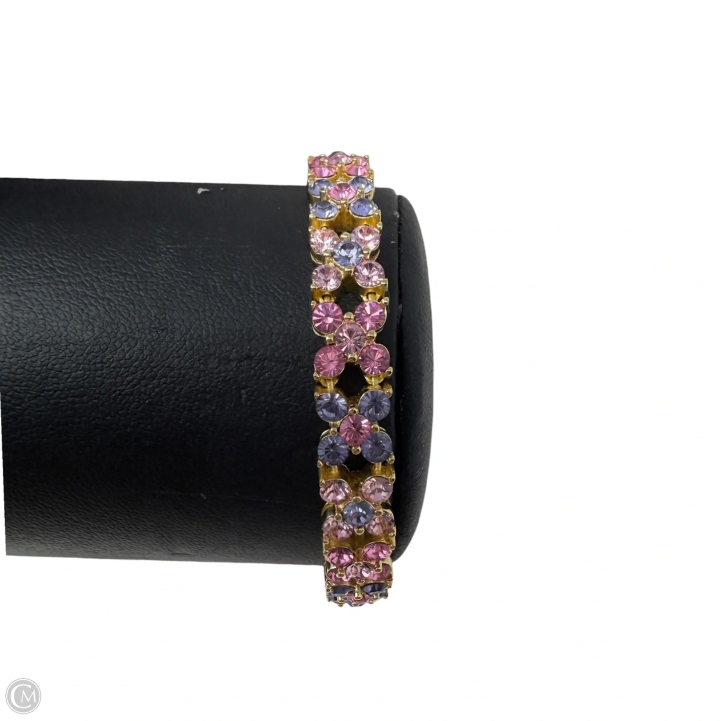 Vintage Signed Crystal Tennis Bracelet By Joan Rivers