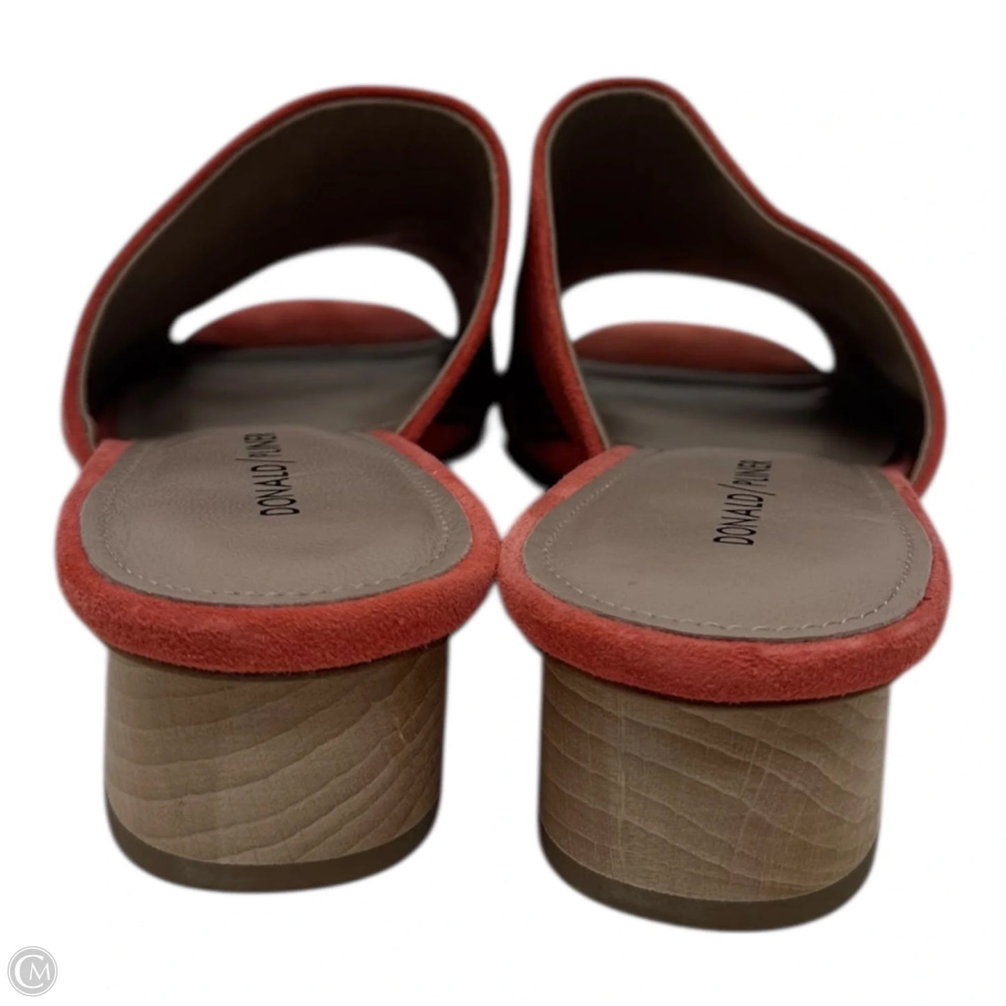 Studded Sandals Heel By Donald Pliner In Orange, Size: 9.5