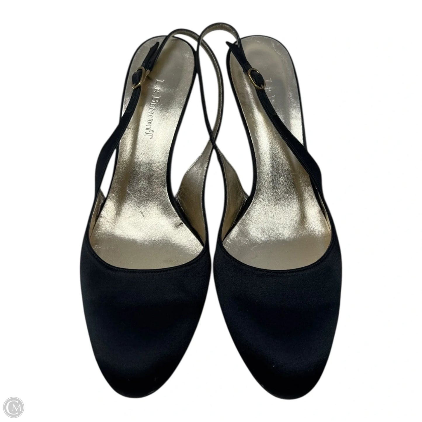 Slingback Shoes Heels Stiletto By Lk Bennett In Black, Size: 9