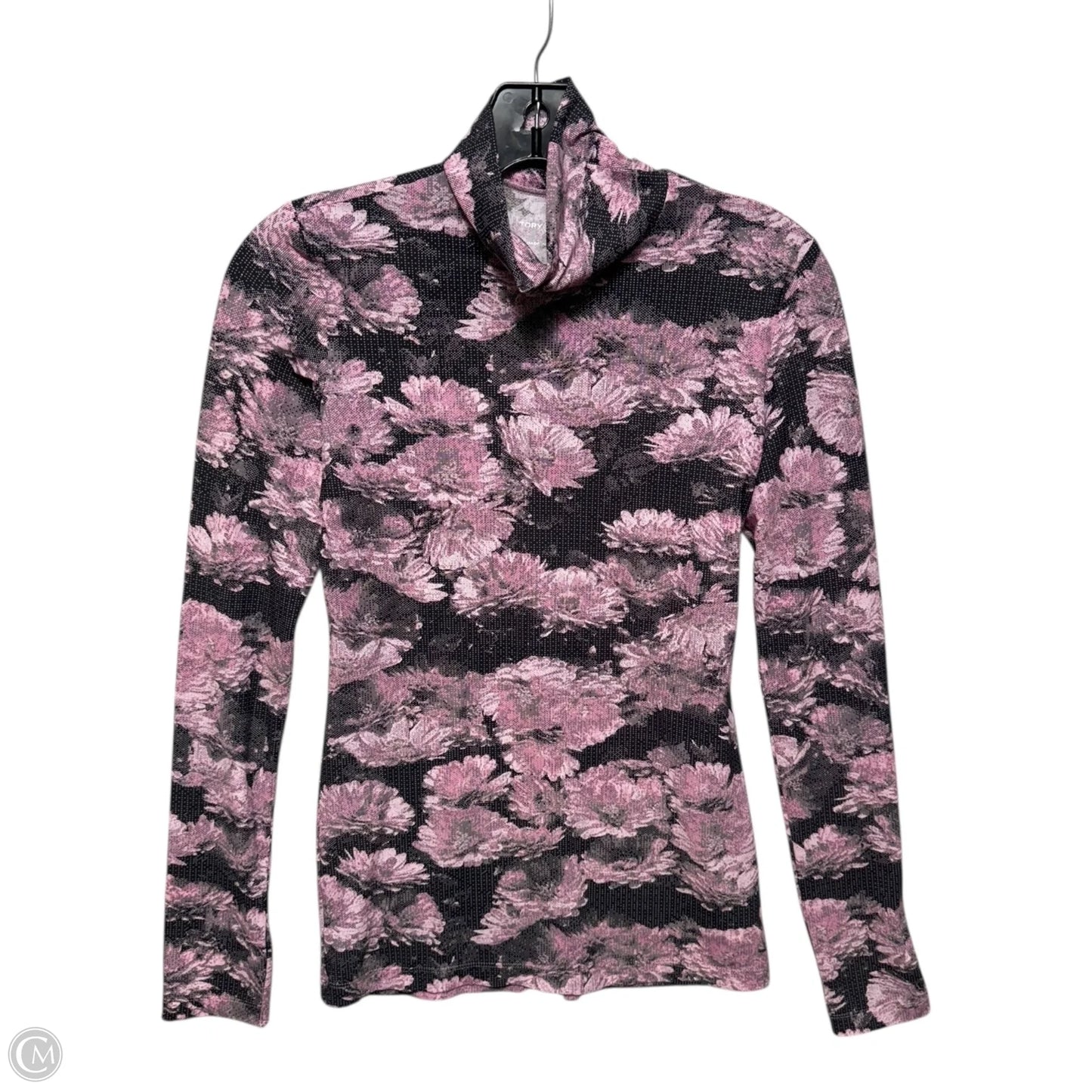 Top Long Sleeve Designer By Tory Burch In Floral Print, Size: L
