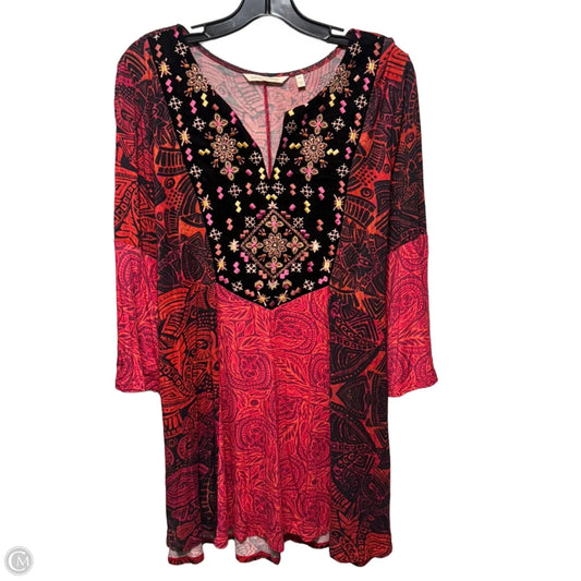 Embroidered Tunic Long Sleeve By Soft Surroundings In Multi-colored, Size: Xl