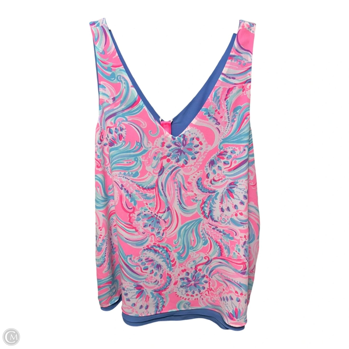 Florin Reversible Top Sleeveless Designer By Lilly Pulitzer In Multi-colored, Size: Xs