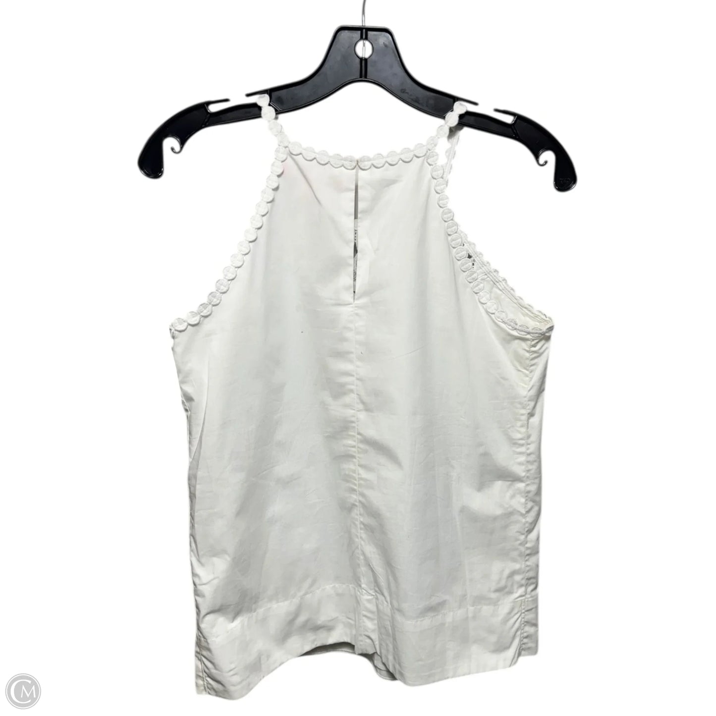 Top Sleeveless Designer By Lilly Pulitzer In White, Size: 0