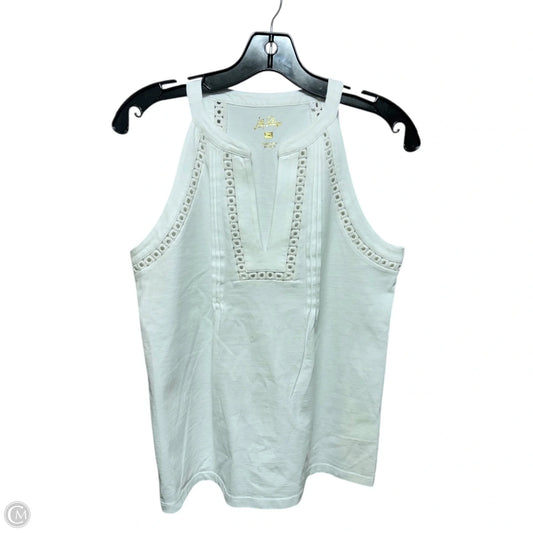 Top Sleeveless Designer By Lilly Pulitzer In White, Size: Xs